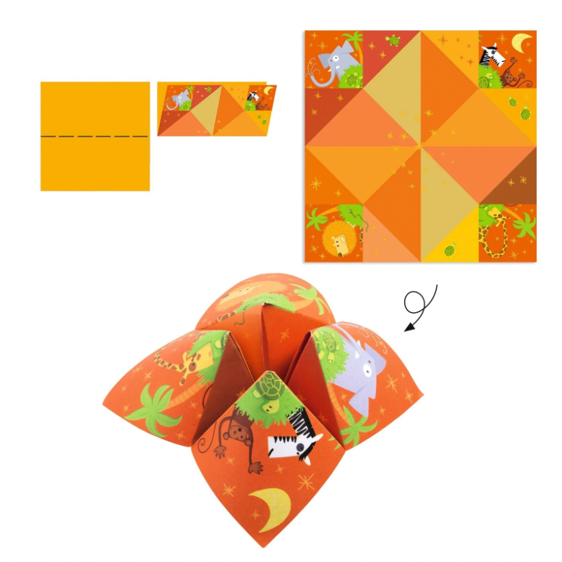 Fortune Tellers  Animals Origami Paper Craft Kit