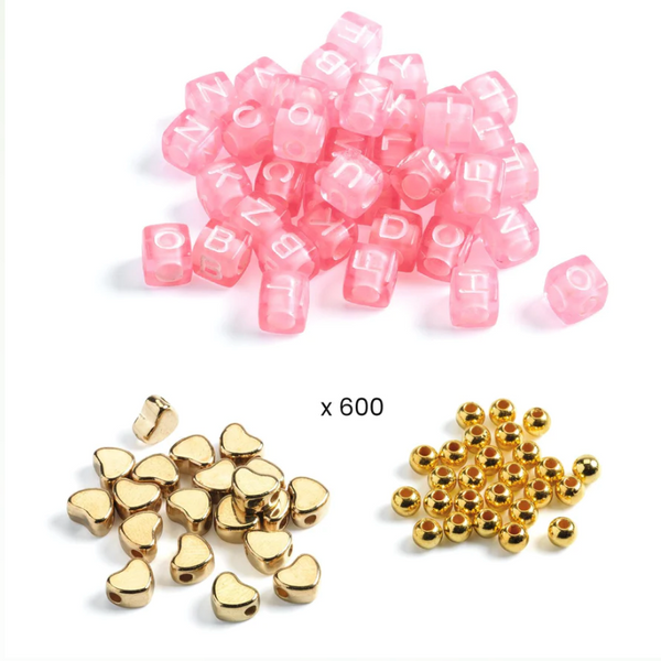 Alphabet Beads - Gold (6-10yrs)