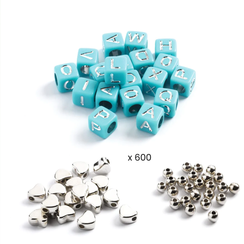 Alphabet Beads - Silver (6-10yrs)