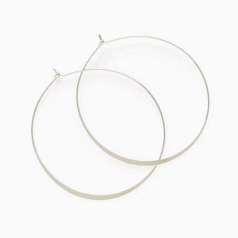Classic Hoops 1.5" -silver