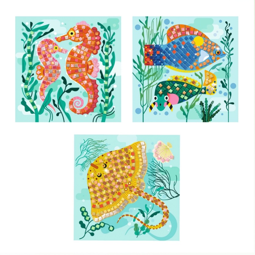 Caribbean Mosaic  Collage Craft Kit