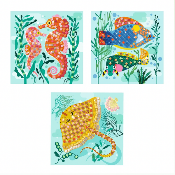 Caribbean Mosaic  Collage Craft Kit (5-8yrs)