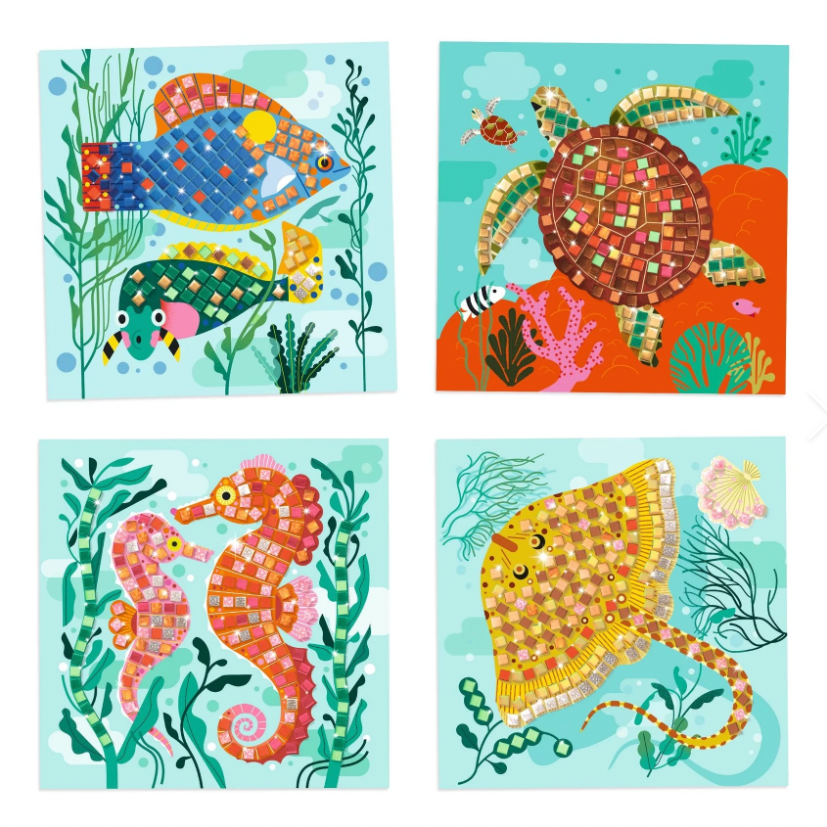 Caribbean Mosaic  Collage Craft Kit