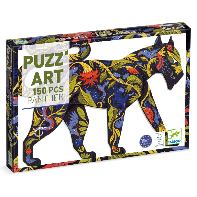 Panther Puzz'Art  Shaped Jigsaw Puzzle -150pcs -6yrs+