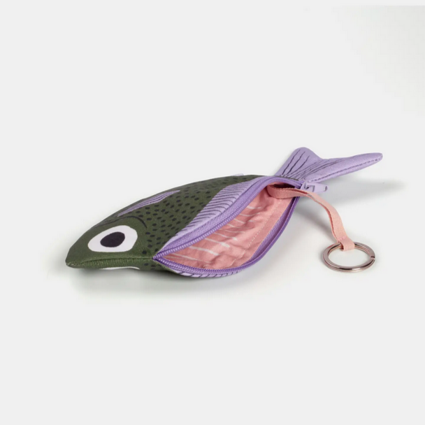 Sweeper Fish Pouch & Keychain -green