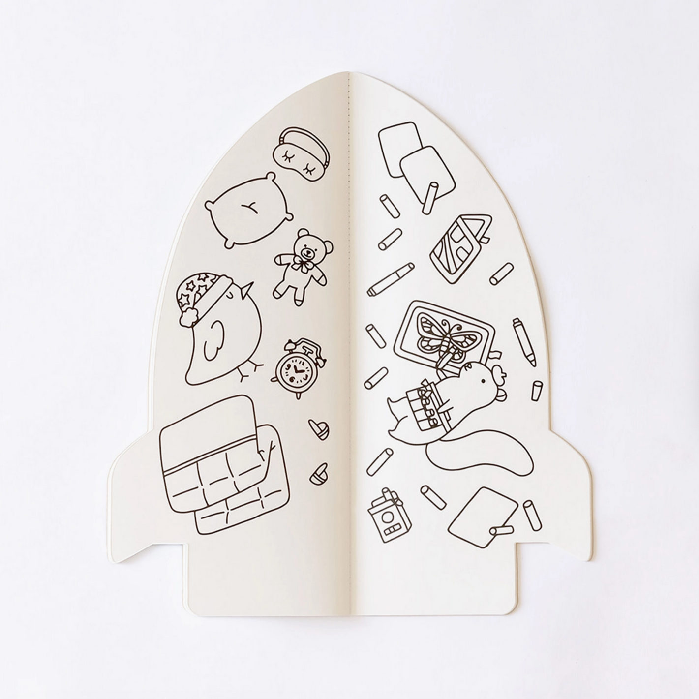 Rocket Jumbo Paper Coloring Book