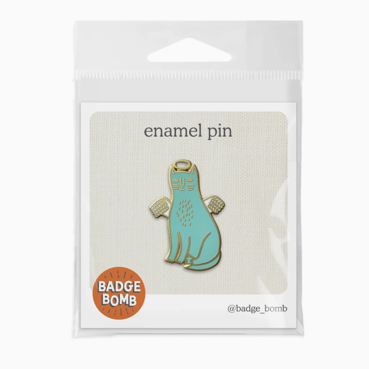Angel Cat Enamel Pin