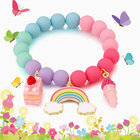 Charming Whimsy Bracelet- Cloud Luvs Rainbow