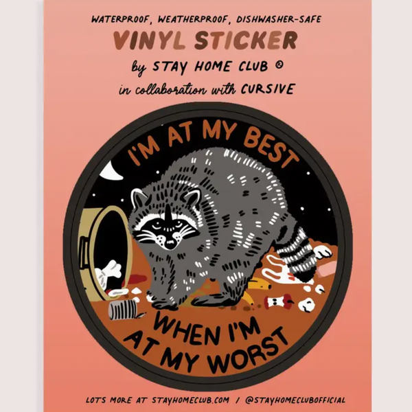 At My Best Vinyl Sticker