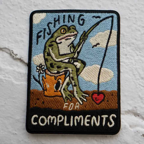 Fishing For Compliments - Sticky Patch