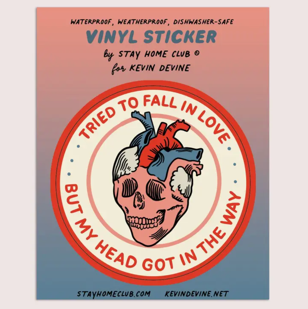 Tried To Fall in Love Vinyl Sticker