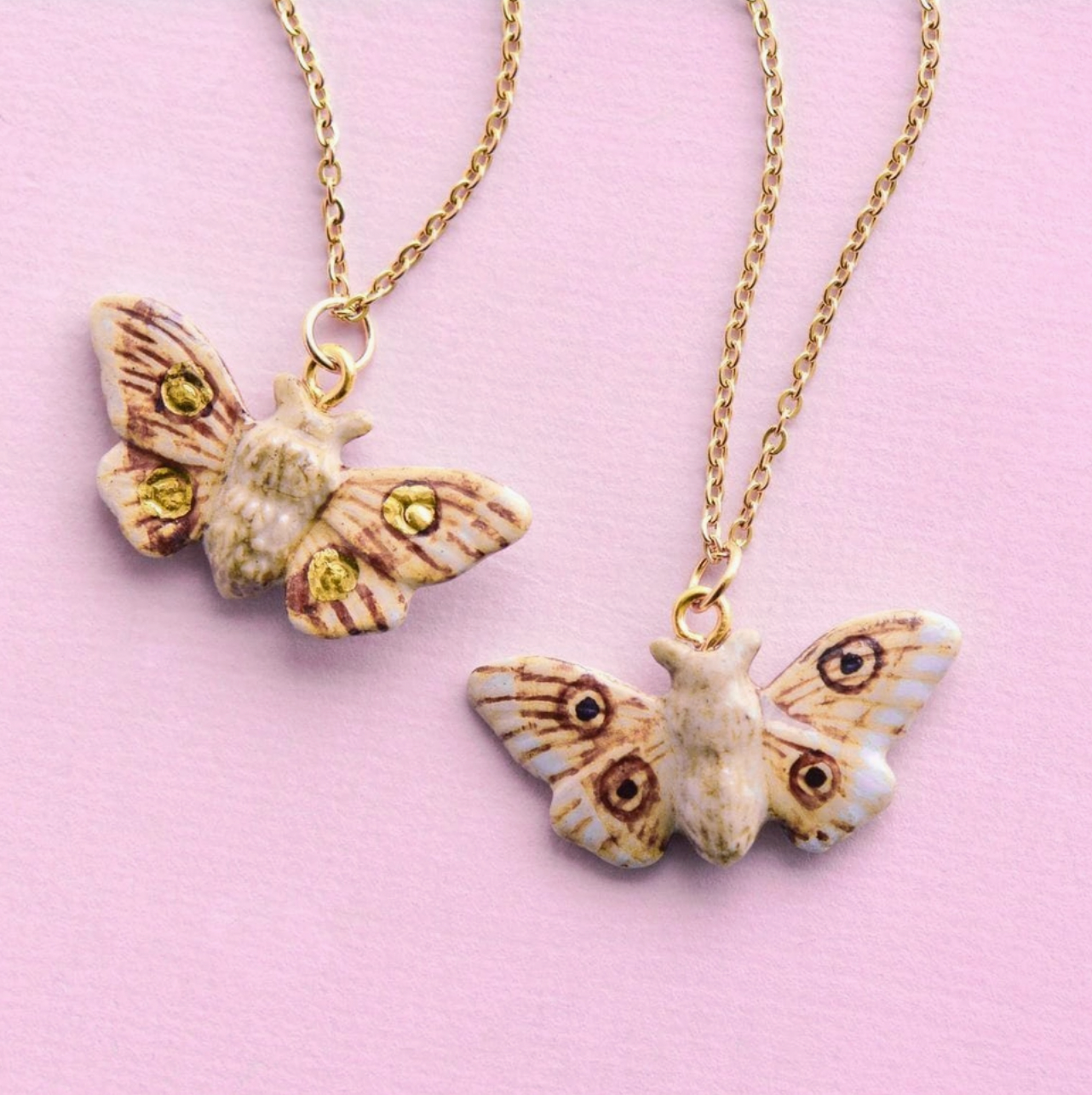 Solar Moth Necklace