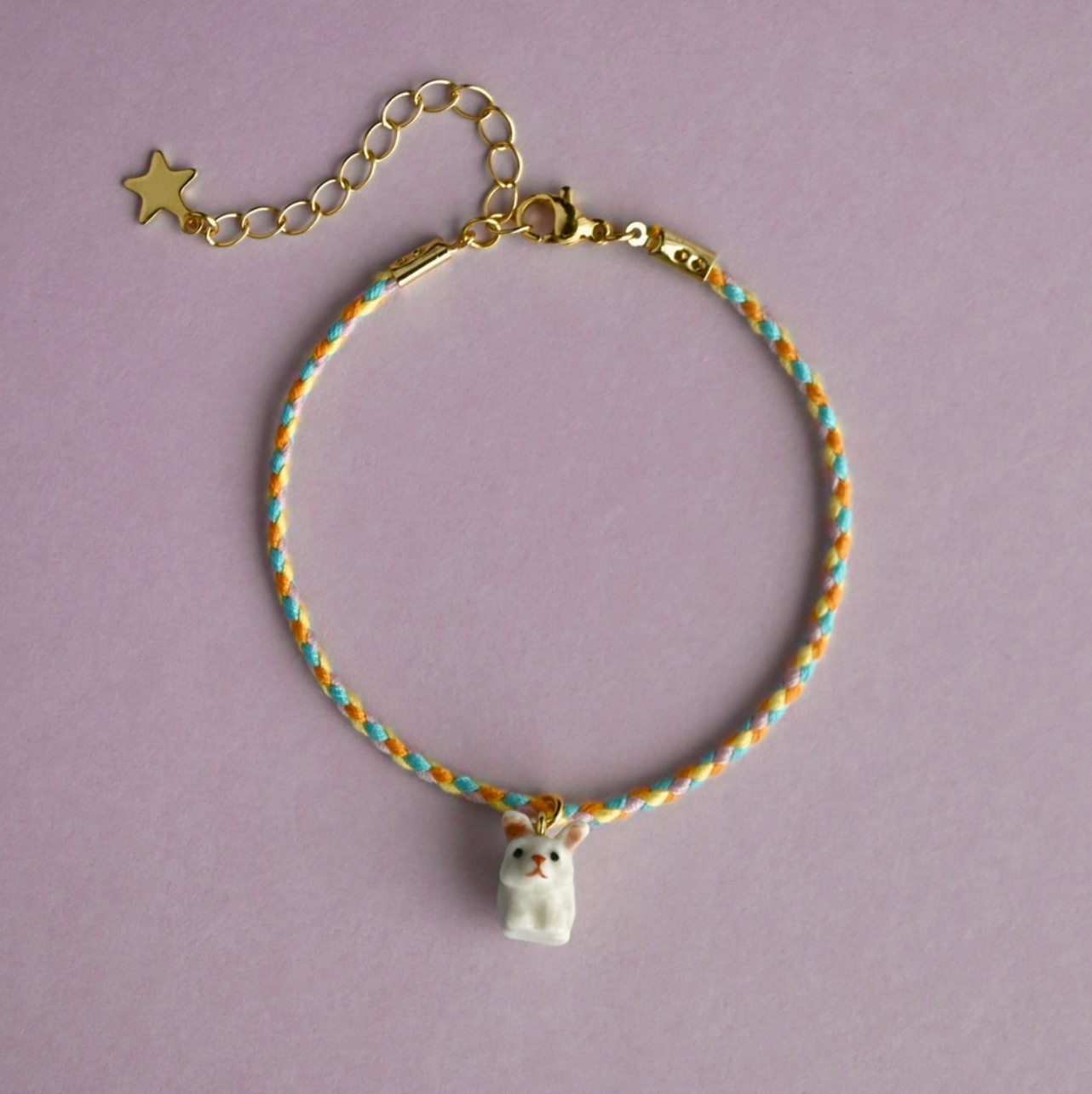 White Rabbit Charm Bracelet