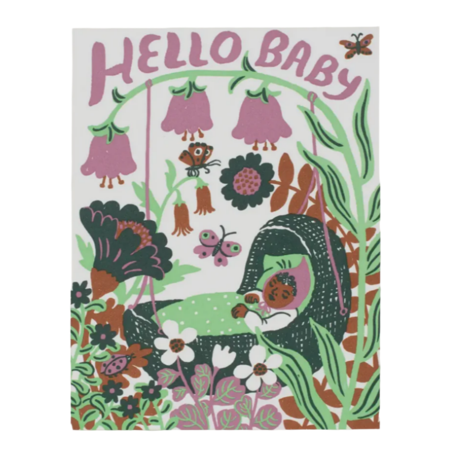 Hello Baby Bassinet Purple -Phoebe Wahl