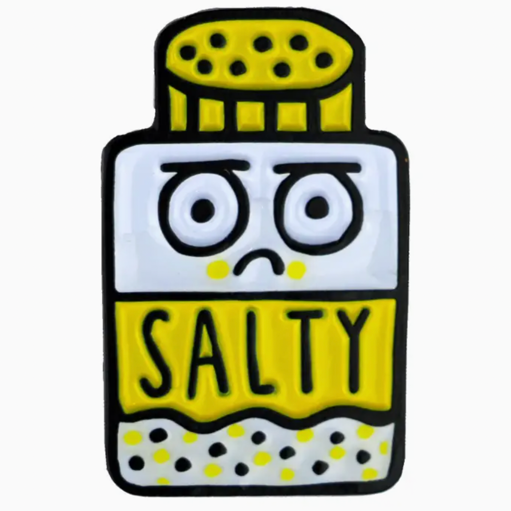 Salty Enamel Pin