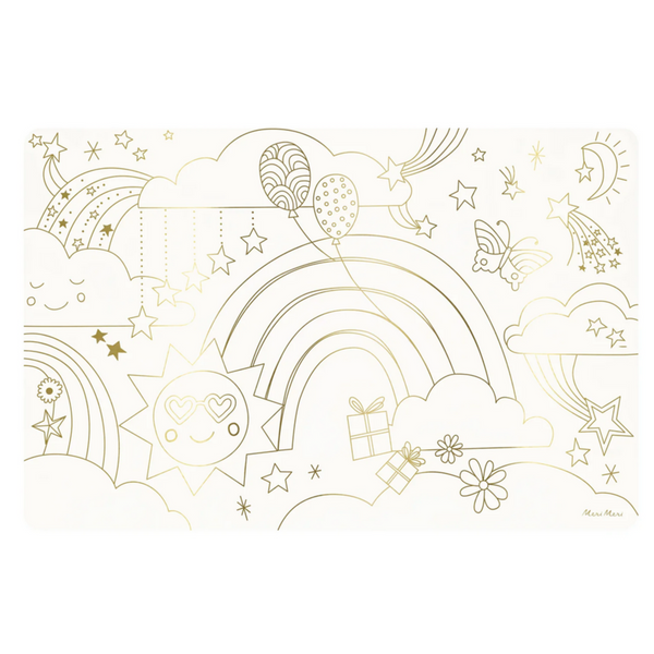 Happy Icons Colouring Placemats -pk8