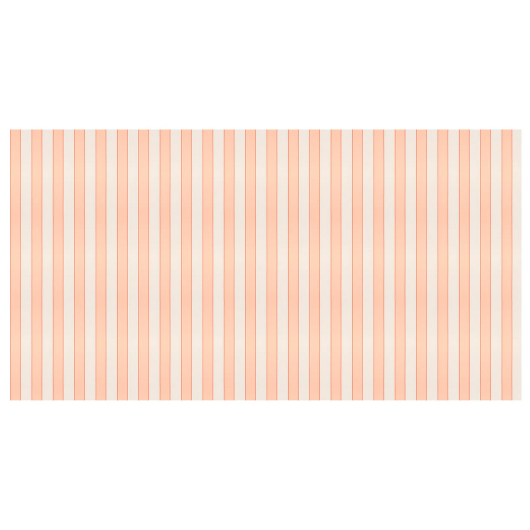 Peach Stripe Tablecloth