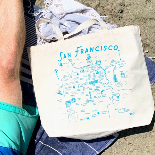 San Francisco Beach Tote