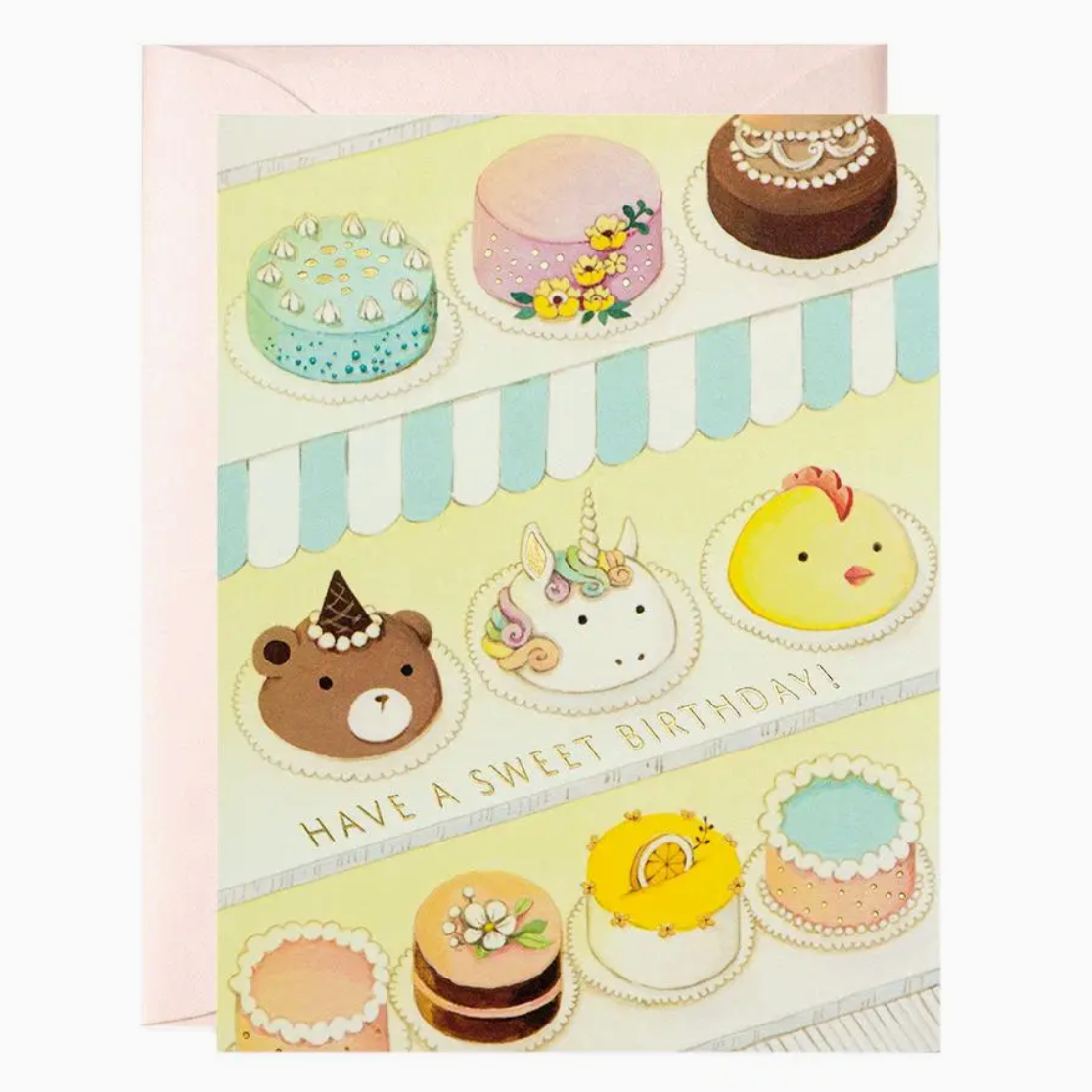 Pastry Shop Birthday Card