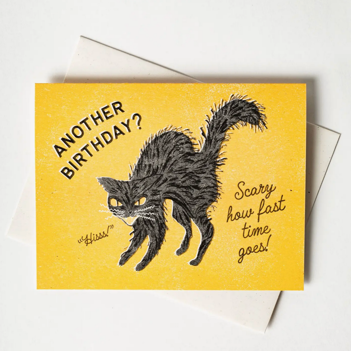Another Birthday? - Risograph Card -birthday