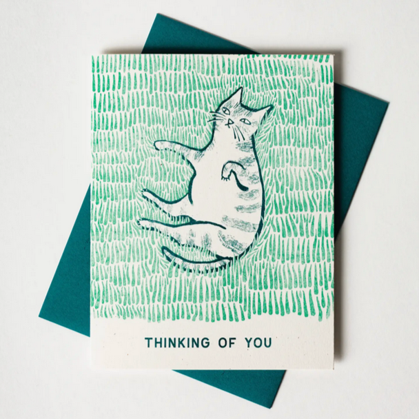 Thinking of You - Risograph Card -hello