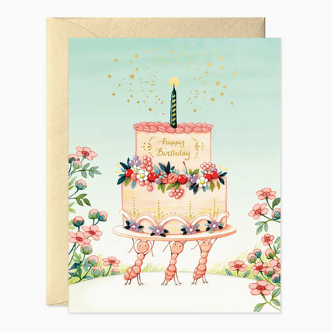 Ants Birthday Card -birthday