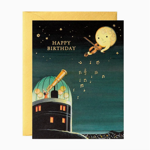 Observatory Birthday Card -birthday