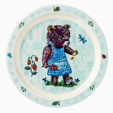 Baby Plate Bear-Nathalie Lété 6m+