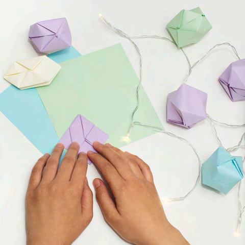 Crafter's Make Your Own Origami String Lights (6-12yrs)