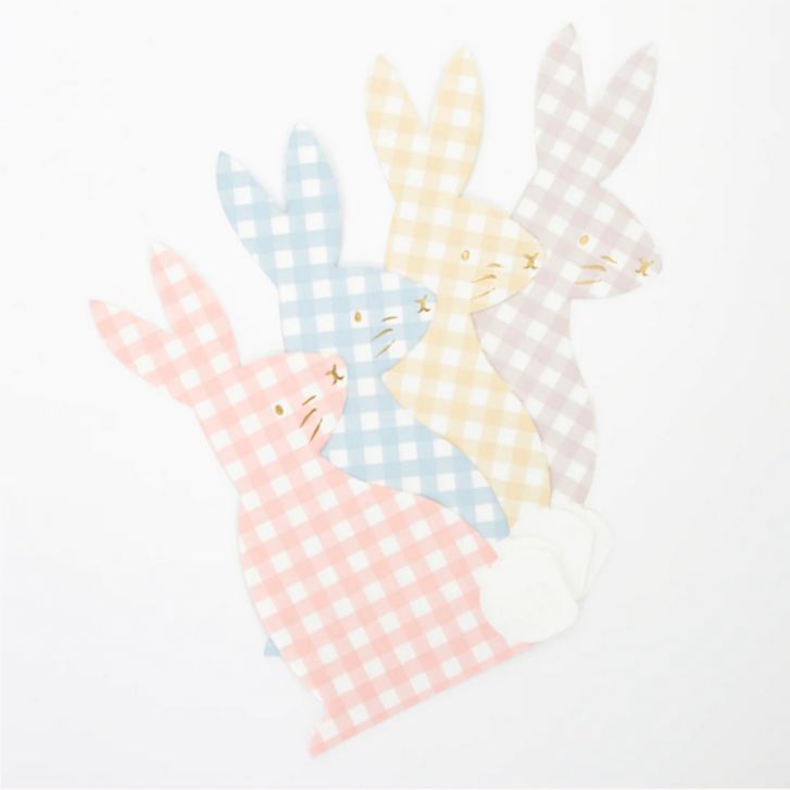 Gingham Bunny Napkins (16pk)