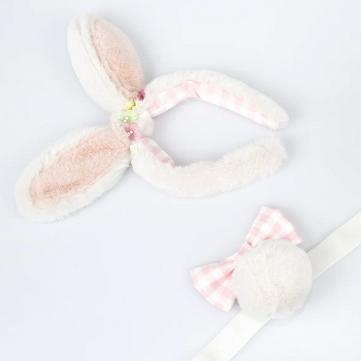 Plush Bunny Ears & Tail Set