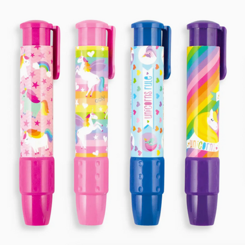 Click-It Erasers: Unique Unicorn Erasers