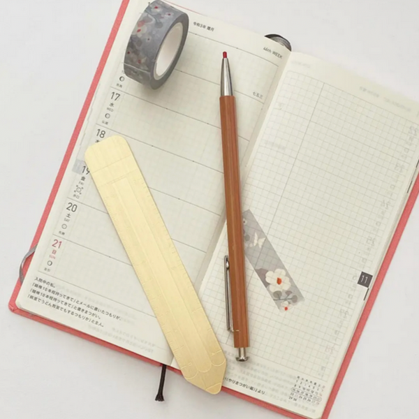 Pencil Shape Brass Ruler