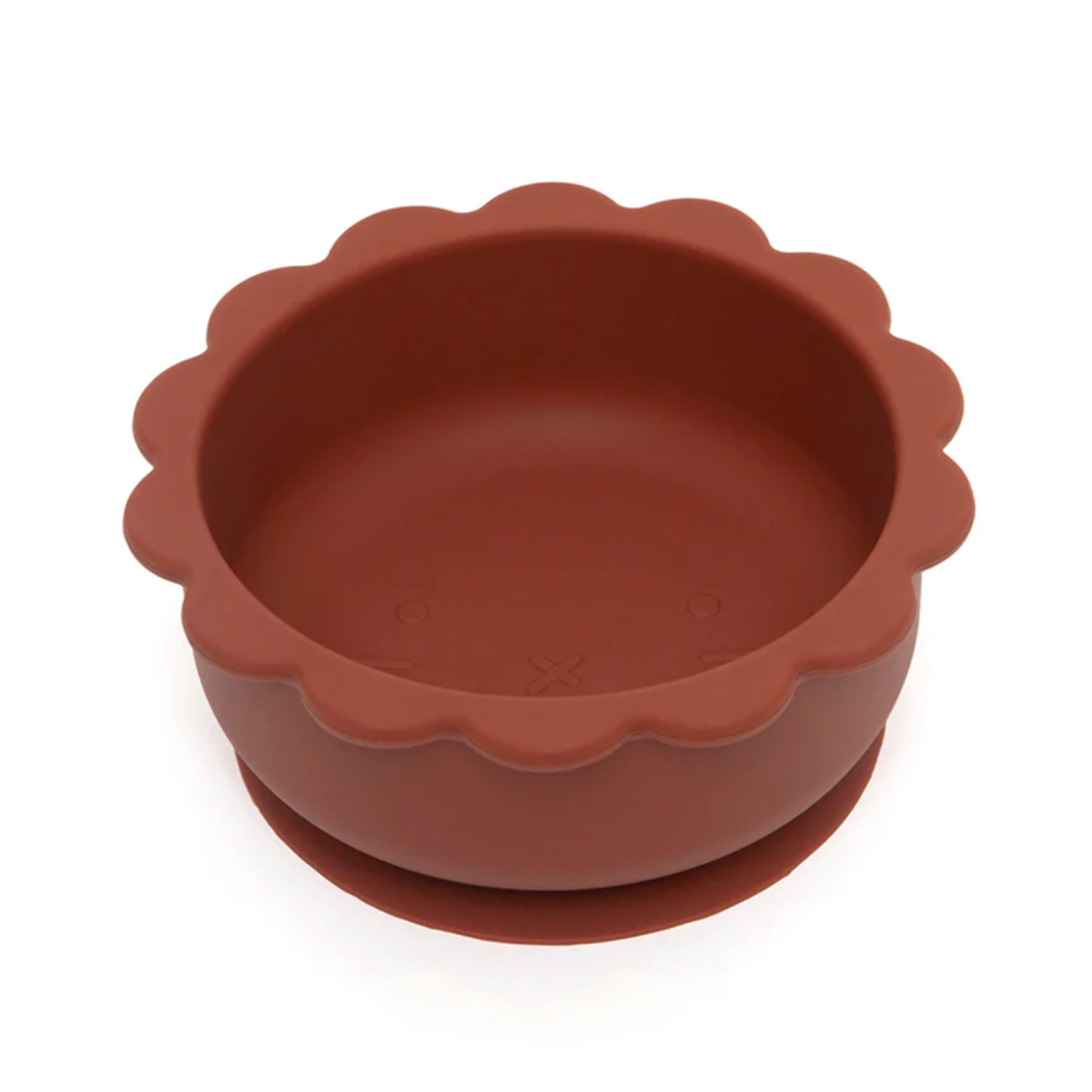 Silicone Suction Bowl Lion - baked clay