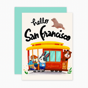 San Francisco Card -hello
