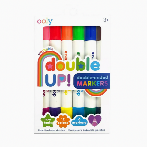 Double Up! Double Ended Markers - set of 6/12 colors