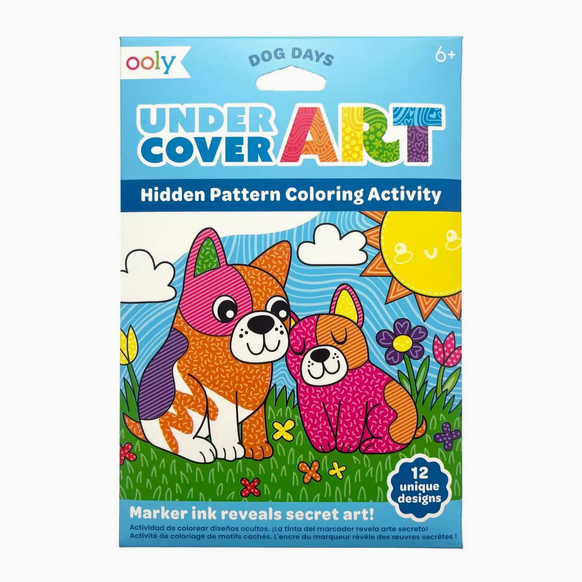 Undercover Art Hidden Patterns Coloring Activity - Dog Days