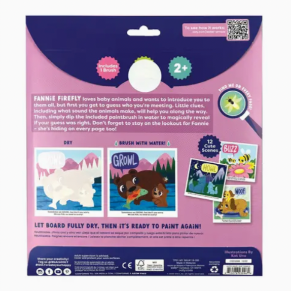 Water Amaze Water Reveal Boards - Baby Animals -13 pcs set