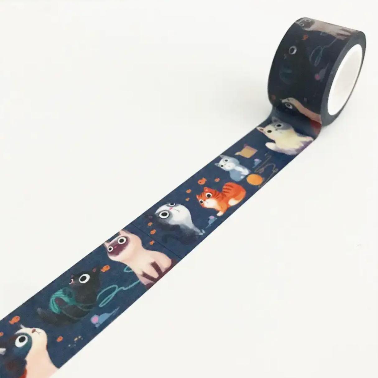 Wide Meow Washi Tape 2.5cm