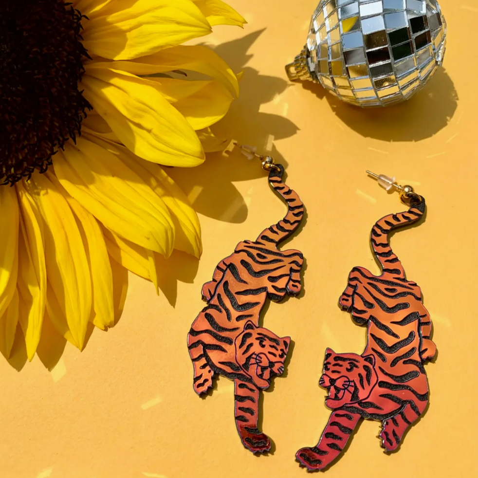 Tigers Earrings
