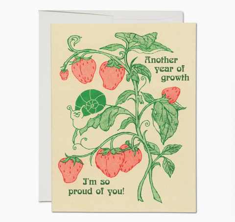 Another Year of Growth Birthday Greeting Card -birthday