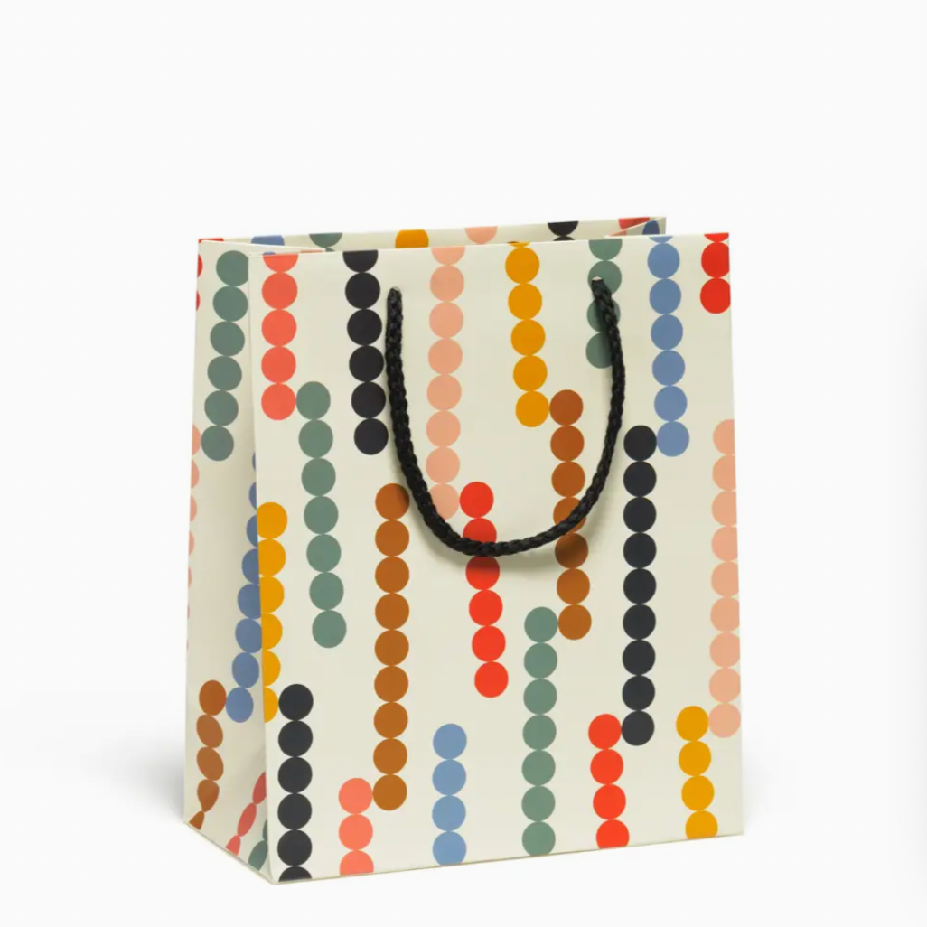 Beaded Lines Gift Bag -small