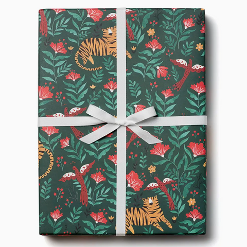 Tiger wrapping paper -roll of 3