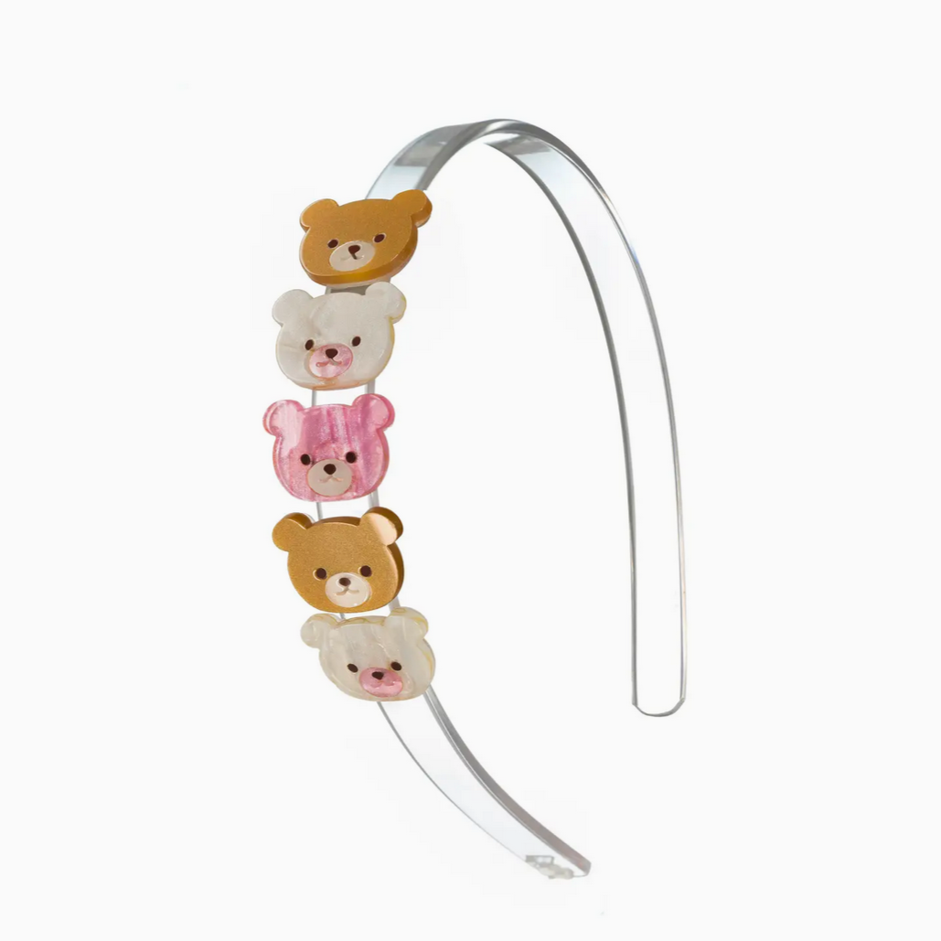 Multi Bears Pearlized Headband