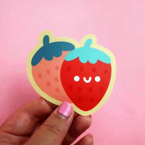 Strawberry Sticker -Vica Lew