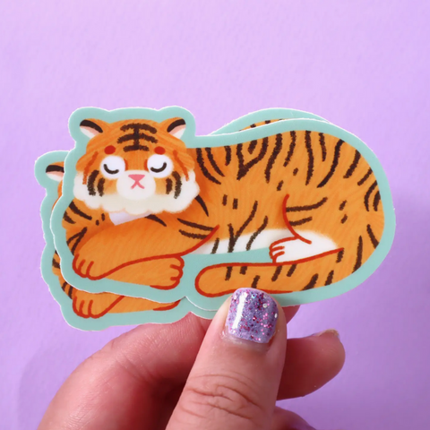 Tiger Sticker -Vica Lew