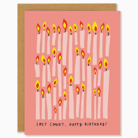 Lost Count Card -birthday