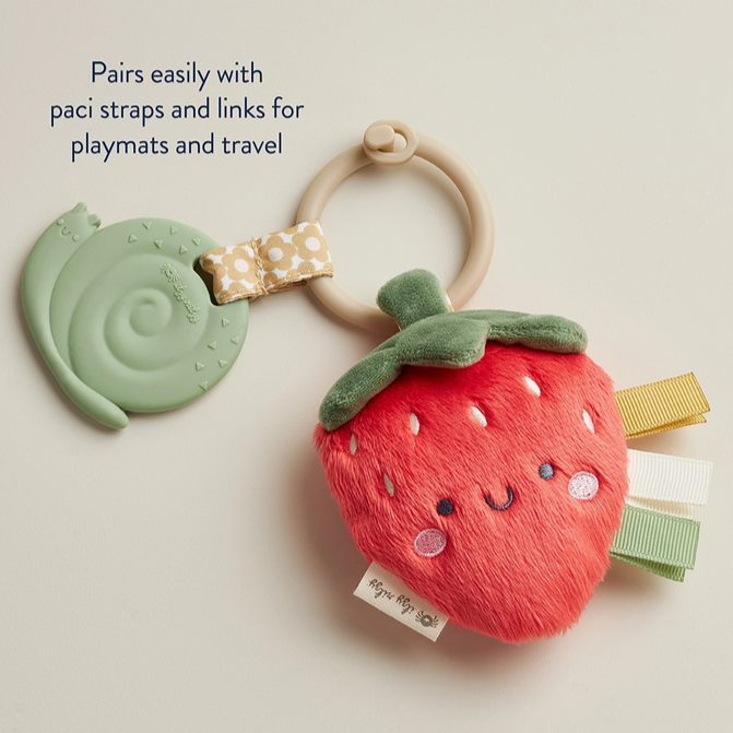 Plush + Teether Strawberry