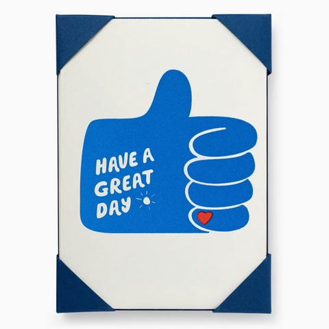 Have A Great Day Notelet Cards -Paula Hirst -hello (5-Pack)