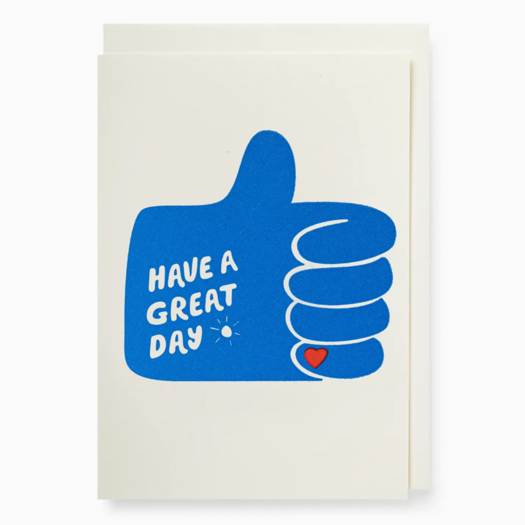 Have A Great Day Notelet Card -Paula Hirst -hello